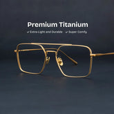 Jensen Aviator Gold Glasses