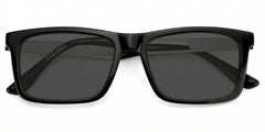 Osvaldo Rectangle Black Glasses