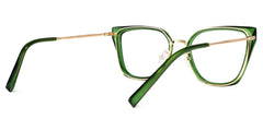 Martine Square Green Glasses