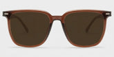 Eliza Dark Brown Square Glasses