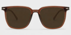 Eliza Dark Brown Square Glasses