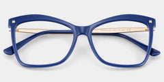 Isaebella Butterfly Blue Glasses