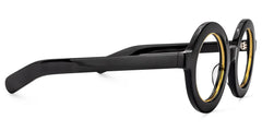 Calhoun Round Black Glasses
