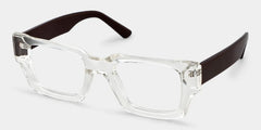 Garza Rectangle Clear Glasses