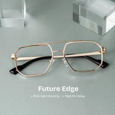 Autumn Aviator Gold Glasses