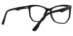 Libby Geometric Black Glasses
