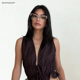 Margret Cateye Tortoise Khaki Glasses