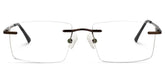 Cetina Rectangle Brown Glasses