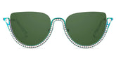 Sparkle Cateye Iridescent Sunglasses