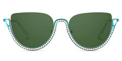 Sparkle Cateye Iridescent Sunglasses