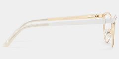 Sydney Cat Eye White Glasses