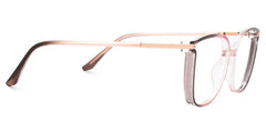 Rodz Square Pink-Tan Glasses