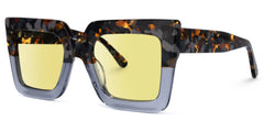 Brandon Square Gray Sunglasses