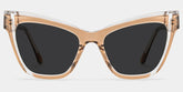 Saucie Cateye Brown Glasses