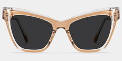 Saucie Cateye Brown Glasses