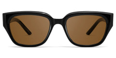 Serene Cat Eye Black Clear Polarized Sunglasses
