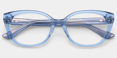 Charlotte Blue Cat eye Glasses