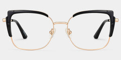 Jesmin Square Black Glasses