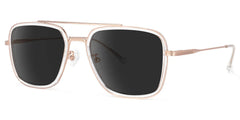 Nayeli Aviator Clear Sunglasses