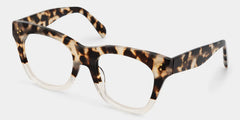 Tandy Rectangle Light-Tortoise Glasses