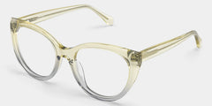 Kiera Cat-eye Green Glasses