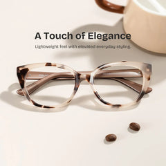 Charlotte Tortoise Cat eye Glasses