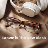 Trevor Tortoise Rectangle Glasses