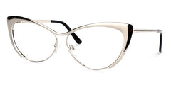 Ellen Cateye Silver Glasses