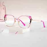 Murcia Square Pink Glasses