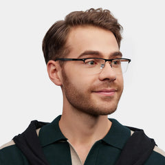 Brock Browline Black Glasses