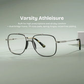 Poppy Black Aviator Glasses