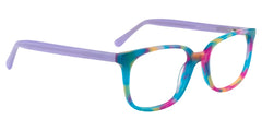 Angell Rectangle Blue Glasses