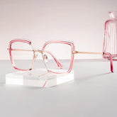Cordaro Square Pink Glasses