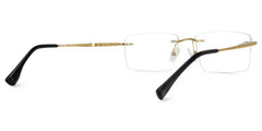Cetina Rectangle Gold Glasses