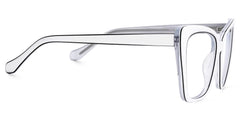 Shanell Butterfly White-Black Glasses