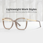Sidibe Square Khaki Glasses