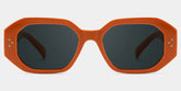 Soleil Rectangle Orange Polarized Sunglasses