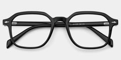 Josh Rectangle Black Glasses