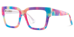 Pop Rectangle Colorful Glasses