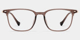 William Rectangle Brown Glasses