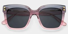 Minguela Square Gray Pink Sunglasses