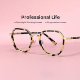 Mitchell Geometric Tortoise Glasses