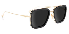 Gifford Aviator Black-Gold Sunglasses