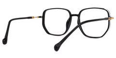 Joana Geometric Black Glasses