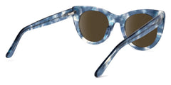 Starry Cateye Blue Sunglasses