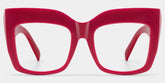 Alberta Cat Eye Red Glasses