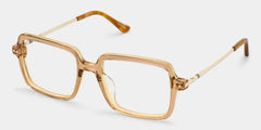 Asher Brown Rectangle Glasses
