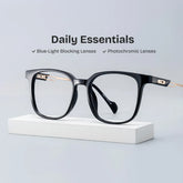 Chloe Square Black Glasses