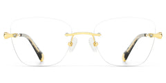 Seth Rectangle Gold Glasses