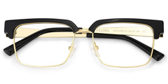 Gerena Browline Black Glasses